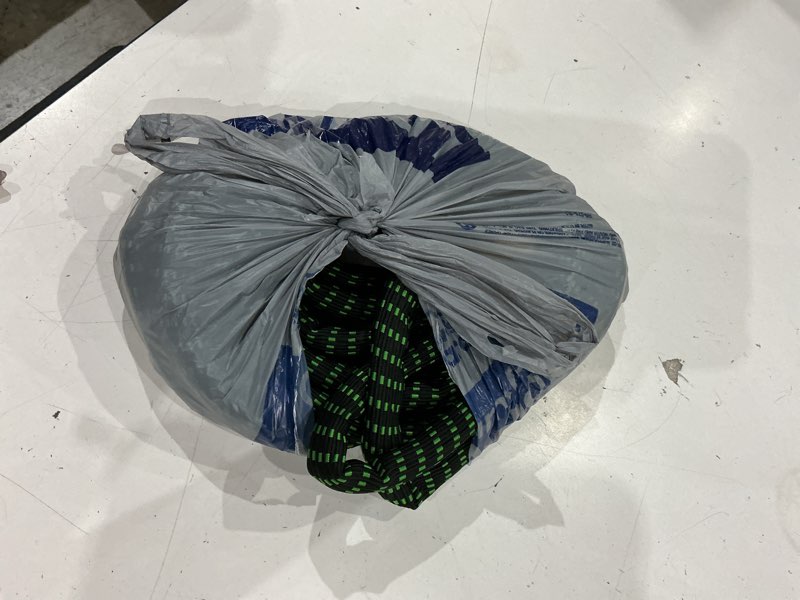 Condition photo showing As Is for flex-able hose xtreme 1-in x 50-ft kink free woven green hose