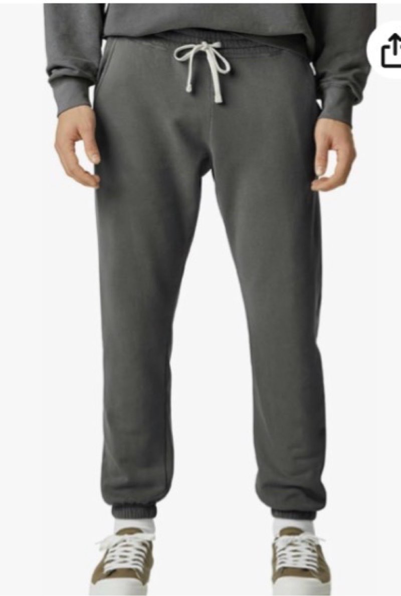 Comfort Colors Adult Lightweight Cotton Sweatpants with Pockets, Style G1469 , size M 