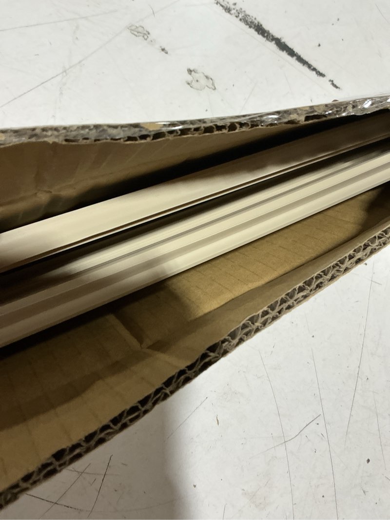 Condition photo showing New/Like New for pushglossy 2 pack slide on door sweep 35-3/4 inches double bulb weatherstrip bottom seal compatible with taylor door for energy efficiency and draft protection