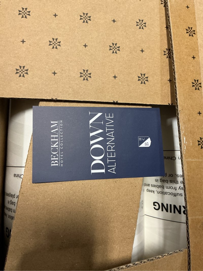 Condition photo showing New/Like New for Beckham Hotel Collection Bed Pillows Standard/Queen Size Set of 2 - Original Soft Down Alternative Pillow for Sleeping - Soft Support for Back, Stomach or Side Sleepers