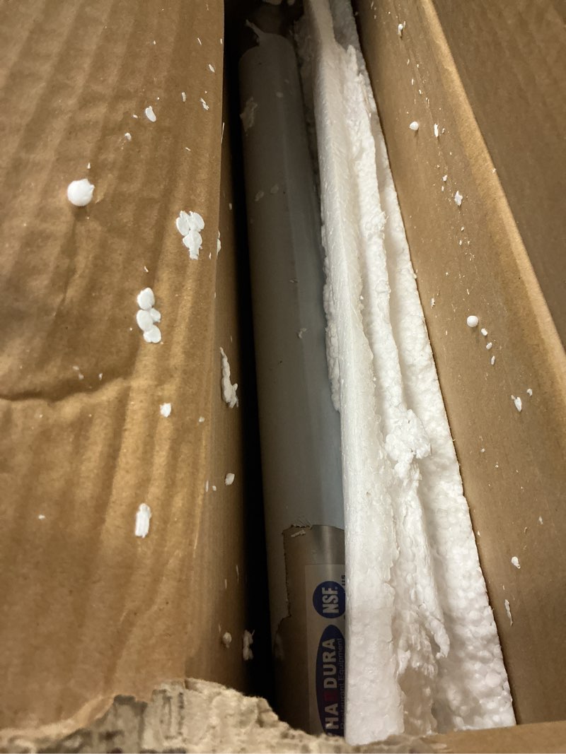 Condition photo showing Good Condition for HARDURA Stainless Steel Table 30X18 Inches with Undershelf and Galvanized Legs NSF Heavy Duty Commercial Prep Work Table for Restaurant Kitchen Home and Hotel 30" x 18"