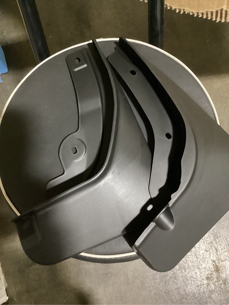 Condition photo showing As Is for mud flaps for 2025 2026 hyundai ioniq 5 se sel splash guards mud guards front & rear set of 4pcs heavy duty compatible with ioniq 5 mudguards exterior accessories(don't fit xrt & n &2024) for ioniq 5 2025 2026