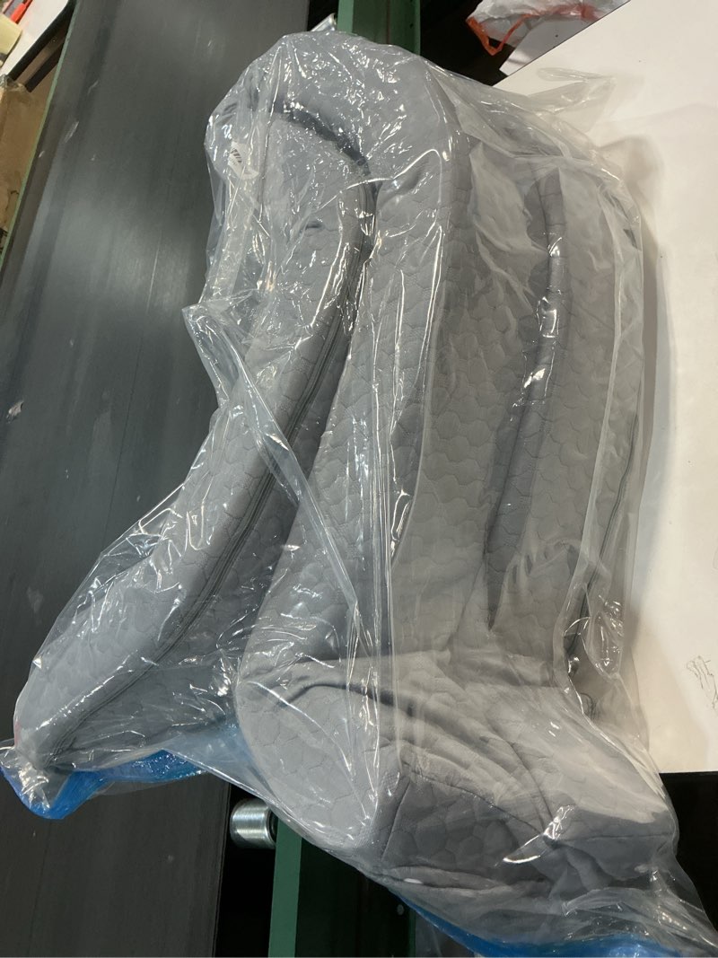 Condition photo showing As Is for EUHAMS King Size Bed Wedge Pillow - Bed Gap Filler Mattress Wedge Headboard Pillow Close The Gap 0-7" Between Your Headboard and Mattress or Wall for Sleeping Backrest Pillow (76"x10"x6" Gray) Grey King(10 in x6 in x76 in-Big)