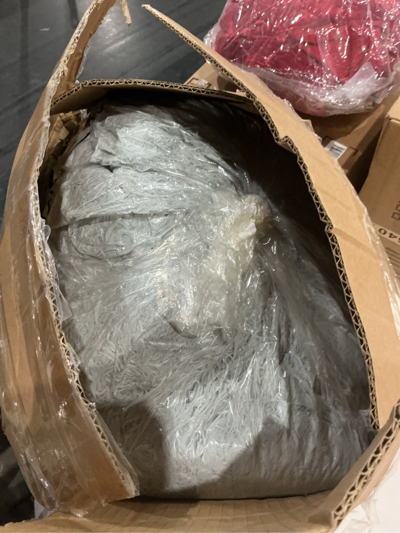 Condition photo showing Good Condition for Himax Donut Dog Beds for Large Dogs with Blanket, Cozy Soft Fluffy Round Dogs Beds, Calming Dog Bed Washable (20"/26"/35") Light Grey 35.0"L x 35.0"W x 10.0"Th Light Grey