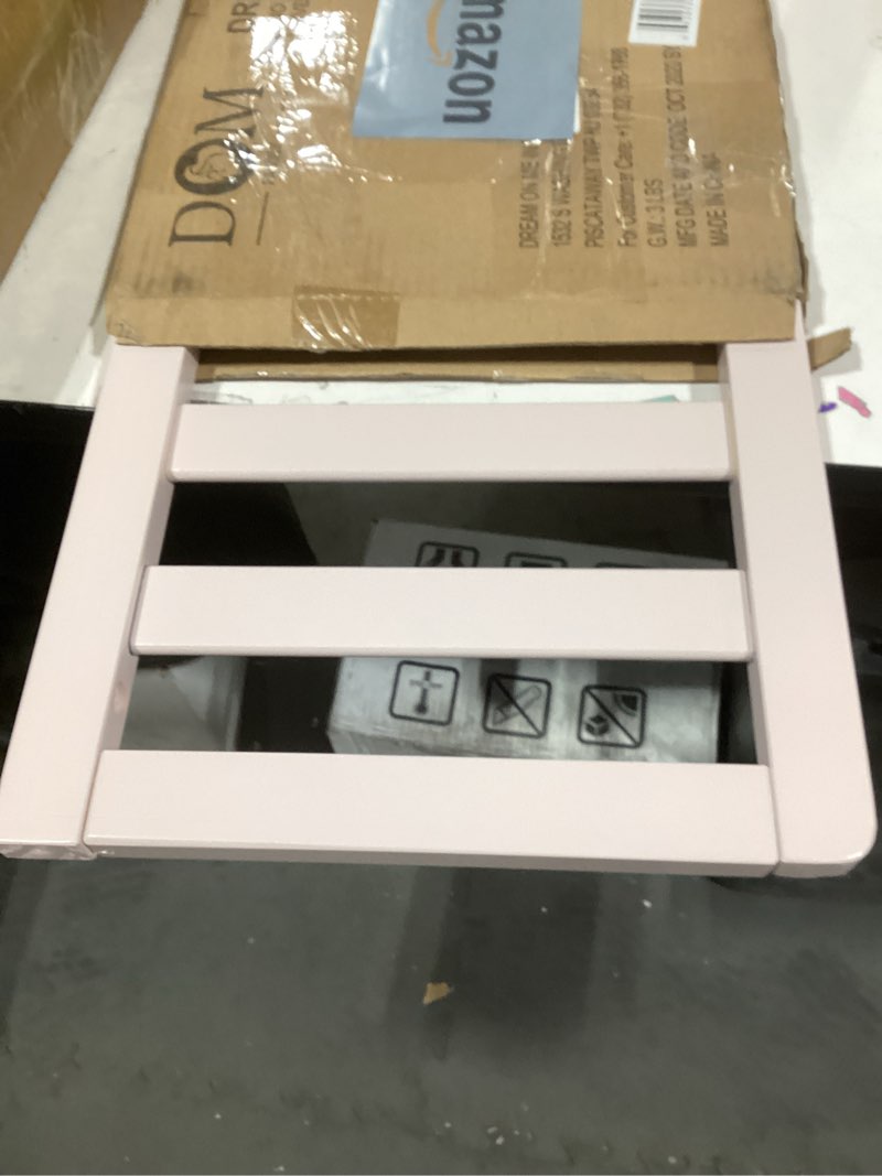 Condition photo showing Good Condition for Dream On Me Convertible Crib Toddler Guard Rail In Blush Pink, Converts Cribs To Toddler Beds, Solid Wood Construction