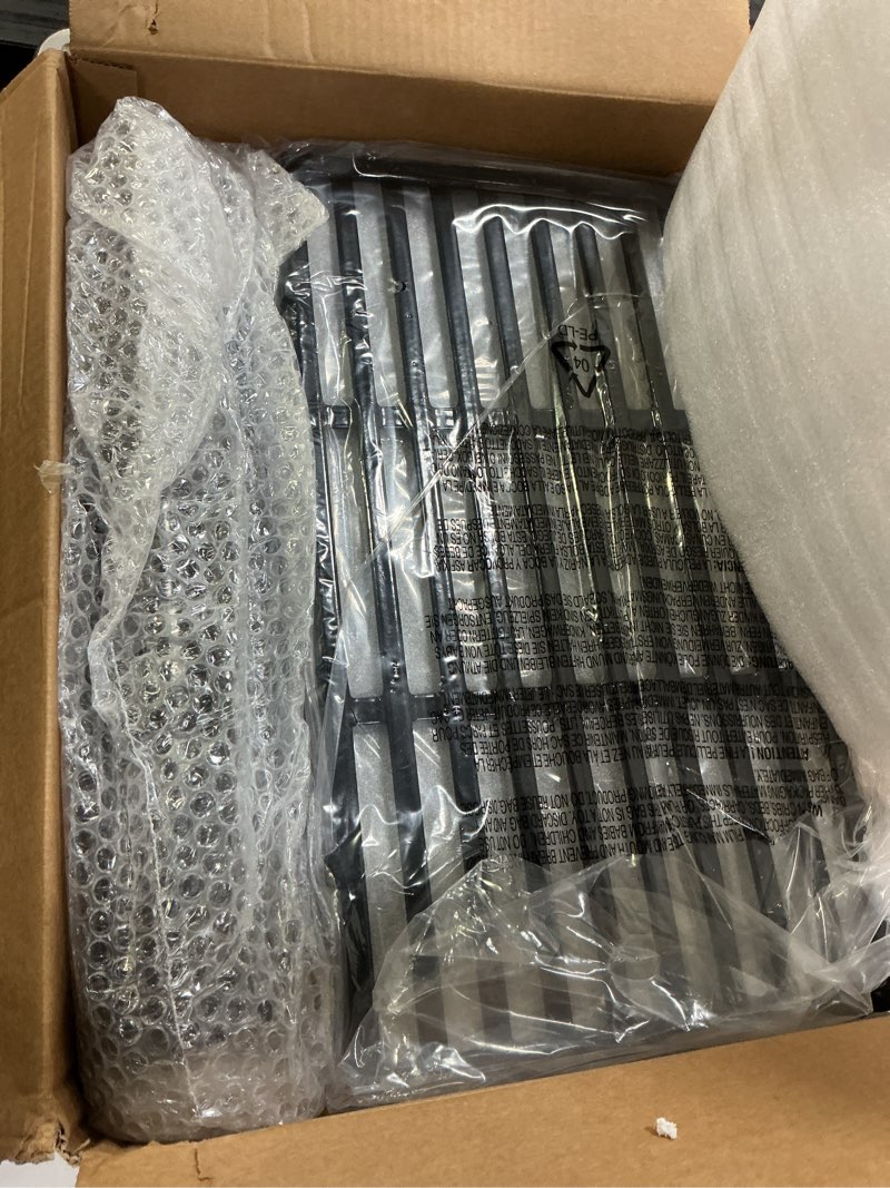 Condition photo showing Good Condition for qulimetal 7635 7637 grill replacements for weber spirit e-210, spirit 200, gs4 spirit ii 200, spirit ii e-210 series grills with front-mounted control, 15.3" flavorizer bars & 17.5" grates d1 7635+7637