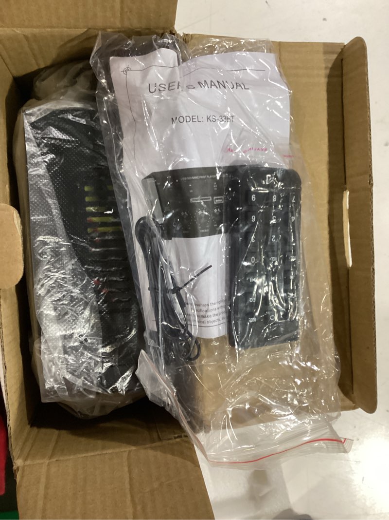 Condition photo showing Good Condition for Romica Stereo Audio Amplifier, 2 Channel 500W Bluetooth 5.0 Home Theater Power Amplifier with FM, Echo, AUX, USB, SD, MIC Inputs, HiFi AMP for Passive Speakers and Active subwoofer 500W*2