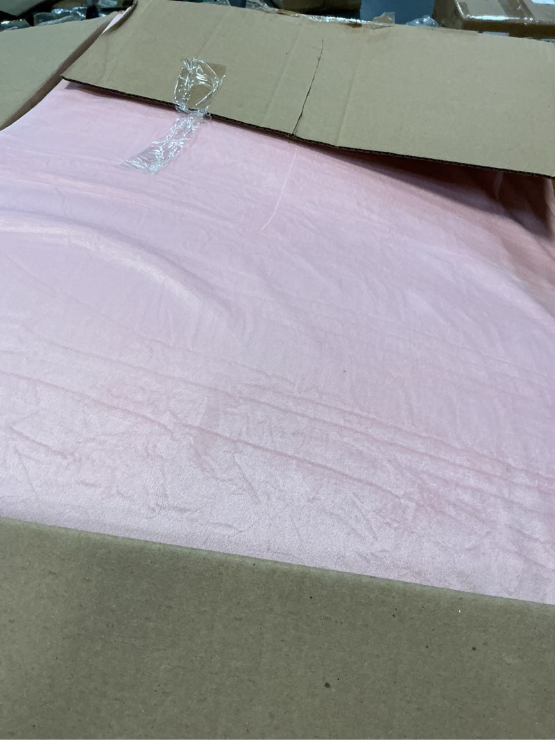 Condition photo showing As Is for 4pcs orthopedic bed wedge pillow set for post surgery recovery - adjustable memory foam support pillows for back/leg/shoulder pain relief, acid reflux & anti snoring sleeping system, pink pink 4 piece set