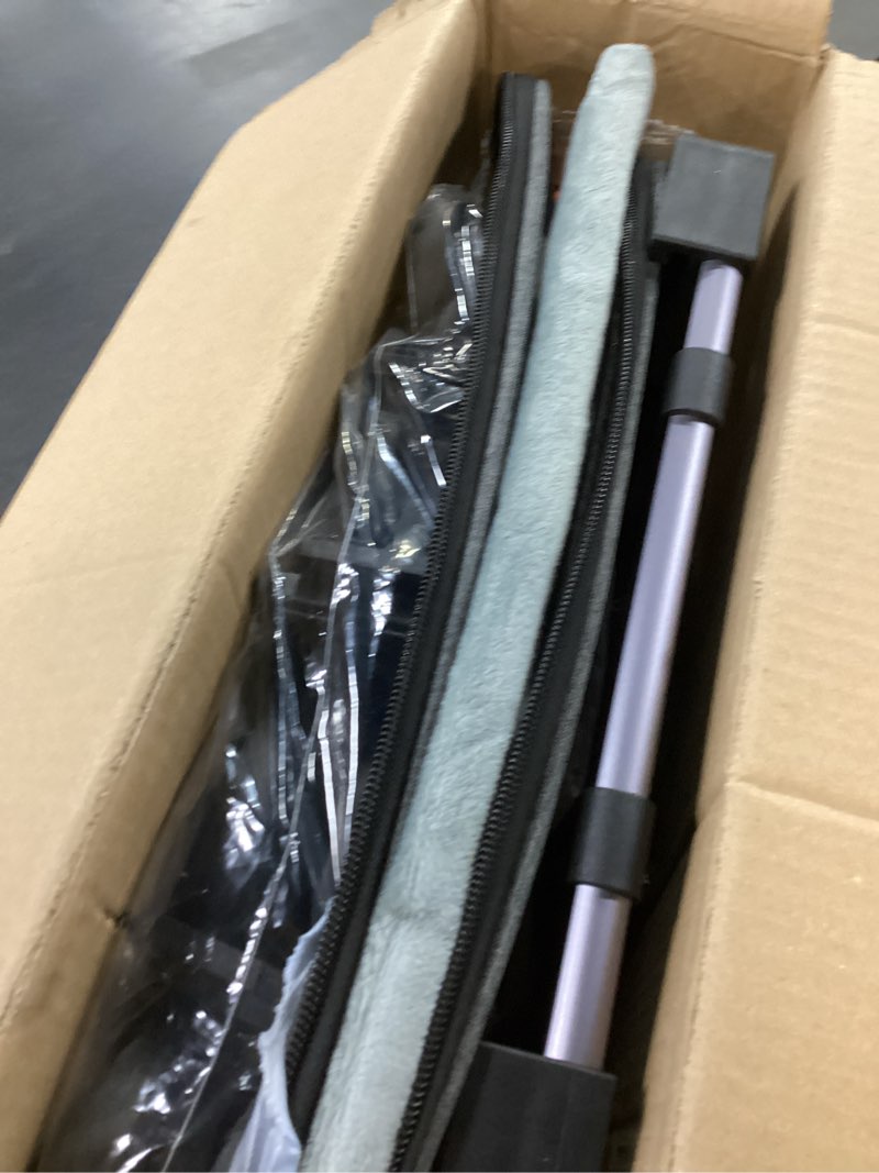 Condition photo showing Good Condition for Extra Large Pet Cat Carrier with Wheels, Rolling Pet Carrier for 2 Cats or Medium Dog, 24" X 15" X 17" Portable Dog Cat Crate for Large Cat, Support up to 40 Lbs, Grey Grey 24inch