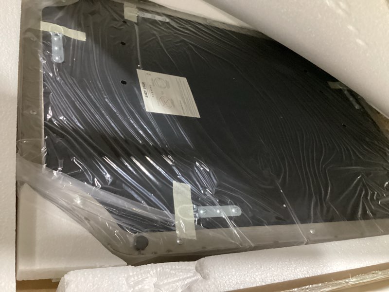 ANDY STAR Scalloped Bathroom Mirror, 22x30’’ Brushed Nickel Rectangle Mirror, Silver Bathroom Vanity