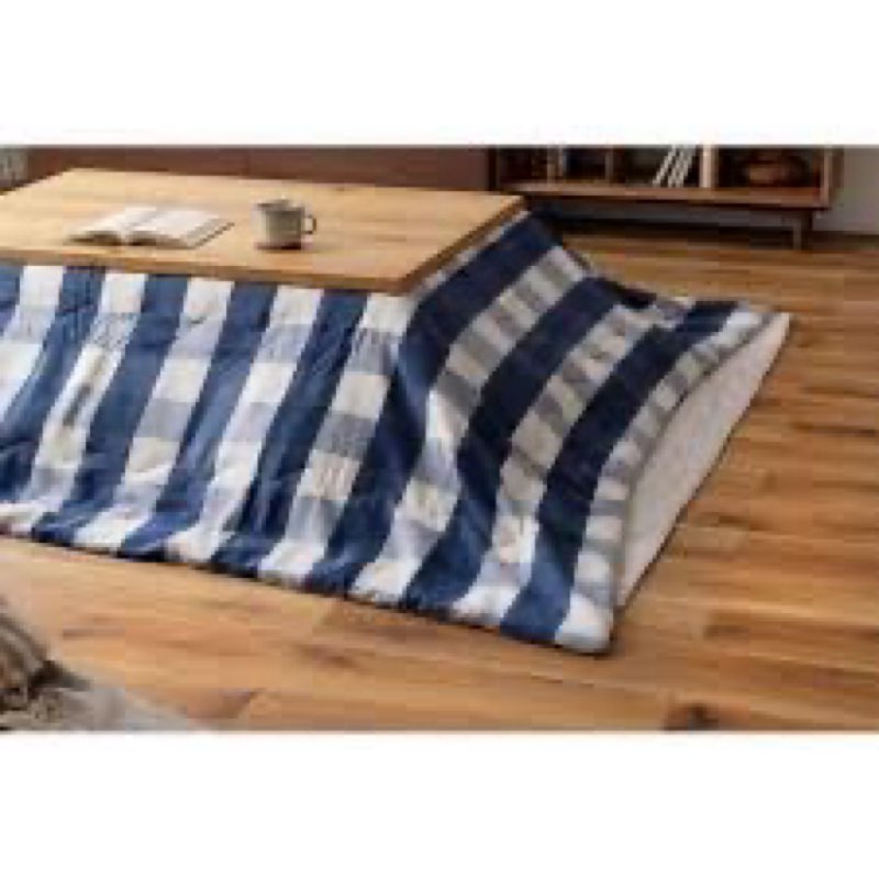 ((Incomplete))EMOOR Washable Kotatsu Futon Comforter (Uncovered), Square 73x73in, Made in Japan Square (73x73 in)