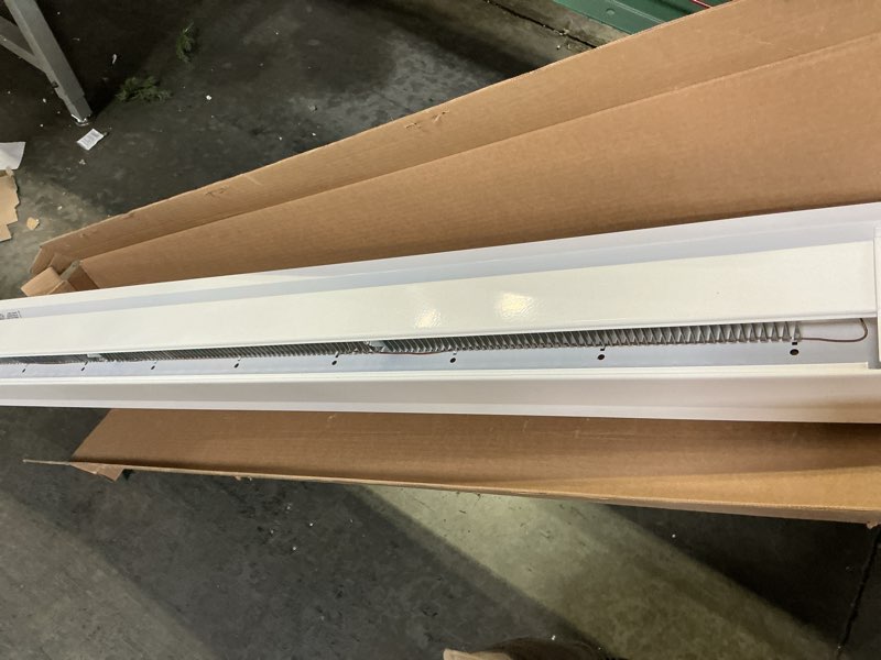 Condition photo showing As Is for Cadet F Series 5-foot Electric Baseboard Heater  White