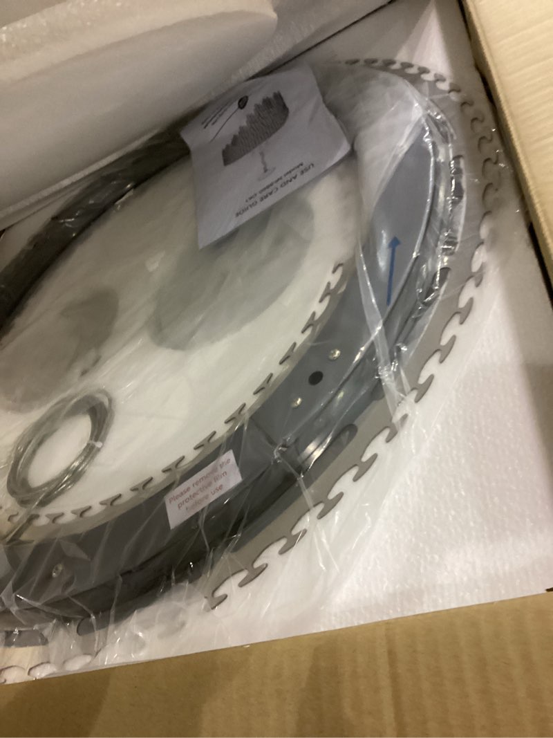 Condition photo showing New/Like New for Luxury Crystal Chandelier, 24" Modern Round Dining Room Chandeliers Over Table?8 Lights Chrome Ceiling Pendant Ceiling Lighting for Living Room Bedroom Entryway Foyer Staircase Chrome 8-Light D 24"