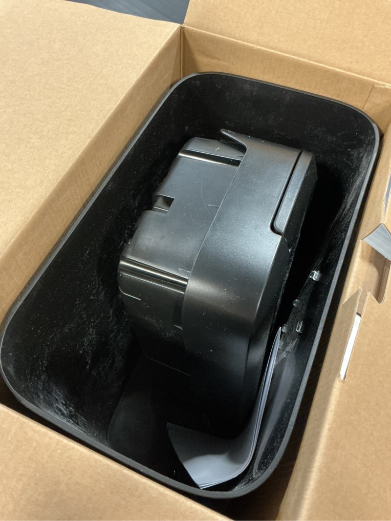 Condition photo showing As Is for pen+gear 6-sheet cross-cut paper/credit card shredder with 3.7 gallon bin, black, home & office use