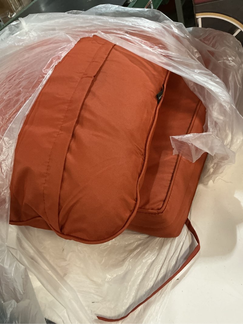 Condition photo showing Good Condition for ipynbap outdoor cushions for patio furniture,outdoor seat cushion set 24 x 24 x 5.75 inch,waterproof & fade resistant outdoor chair cushions,deep patio chair cushion with removable cover,spice spice 24*24+5.75/25*22.5"
