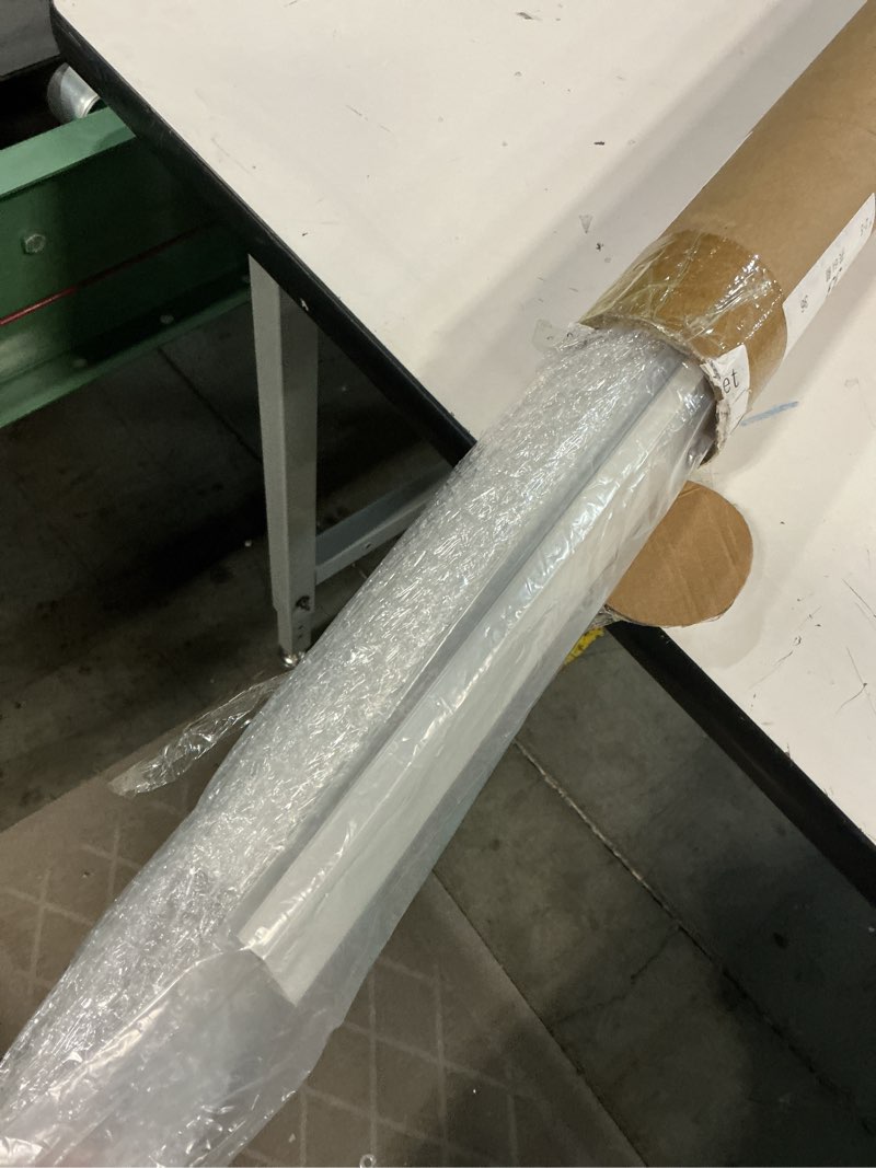 Condition photo showing Good Condition for landical 2 set 4ft plastic sliding door track set for 3/4" thick panels closet glass doors include 2 pcs top bottom sliding cabinet track for cabinet window(white)