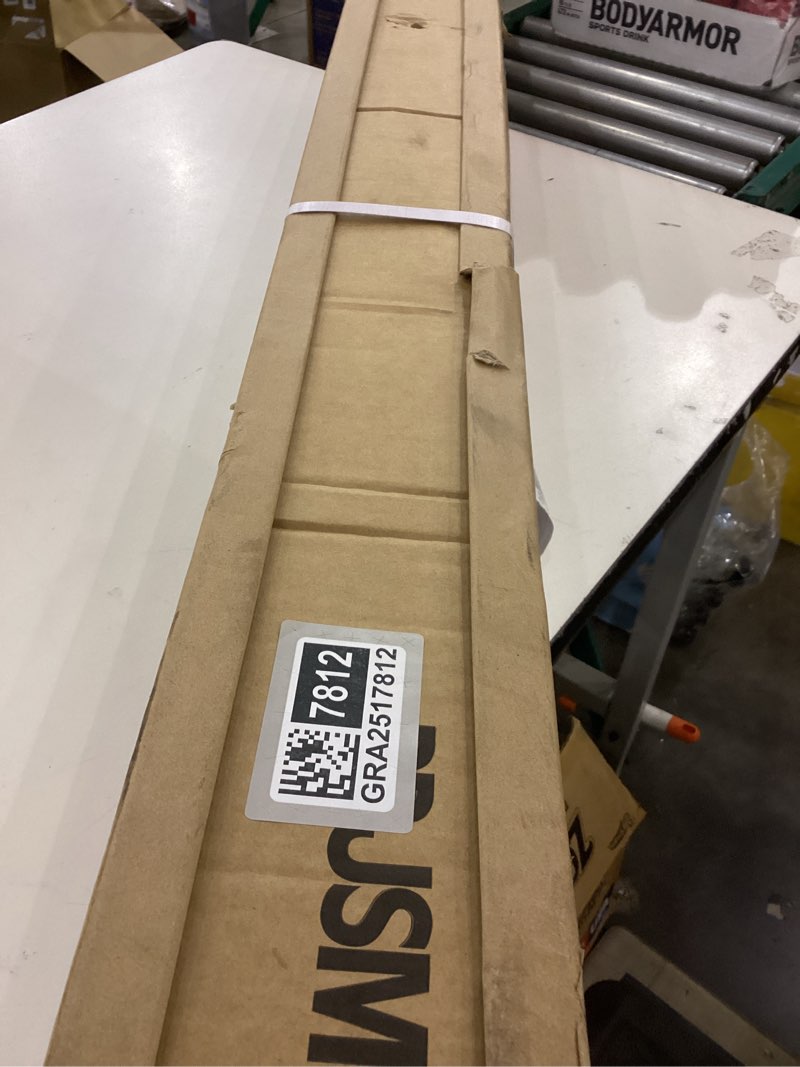 Condition photo showing New/Like New for Pyle Manual Pull-Down Projector Screen - Universal 84-inch Roll-Down Retractable Manual Projection Screen w/ Auto-Locking, Adjustable Screen Height, Black Masking Border - 50.3” x 67.3” PRJSM9406 84 inch