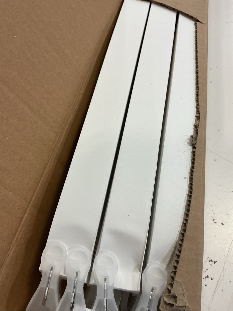 Condition photo showing Good Condition for changshade 6-pack temporary light filtering paper blinds for window, cut to size adhesive paper shades, stick on pleated blinds,no drill easy install,48" w x 72" h,white white 48"w x 72"h