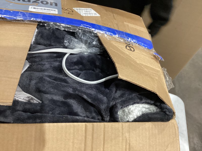 Condition photo showing Good Condition for Bedsure Electric Blanket Queen Size - Dual Control Heated Blanket Queen, Fast Heating with 10 Time Settings & 10 Heat Settings, Warm Gift for Grandma (84x90 inches, Dark Grey) 06 - Dark Grey Queen