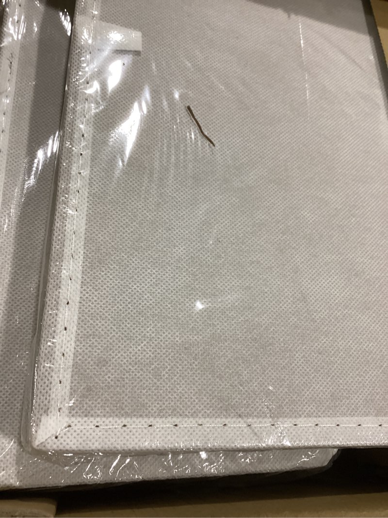 Condition photo showing Good Condition for Huuger 43.3 Inch Tall Dresser for Bedroom, 6 Drawer Dresser & Chests of Drawers, Fabric Dresser for Closet, Bedroom, Night Stand, End Table with Metal Frame, Storage Tower with Fabric Bins, White 43.3inch(6 Drawers) White