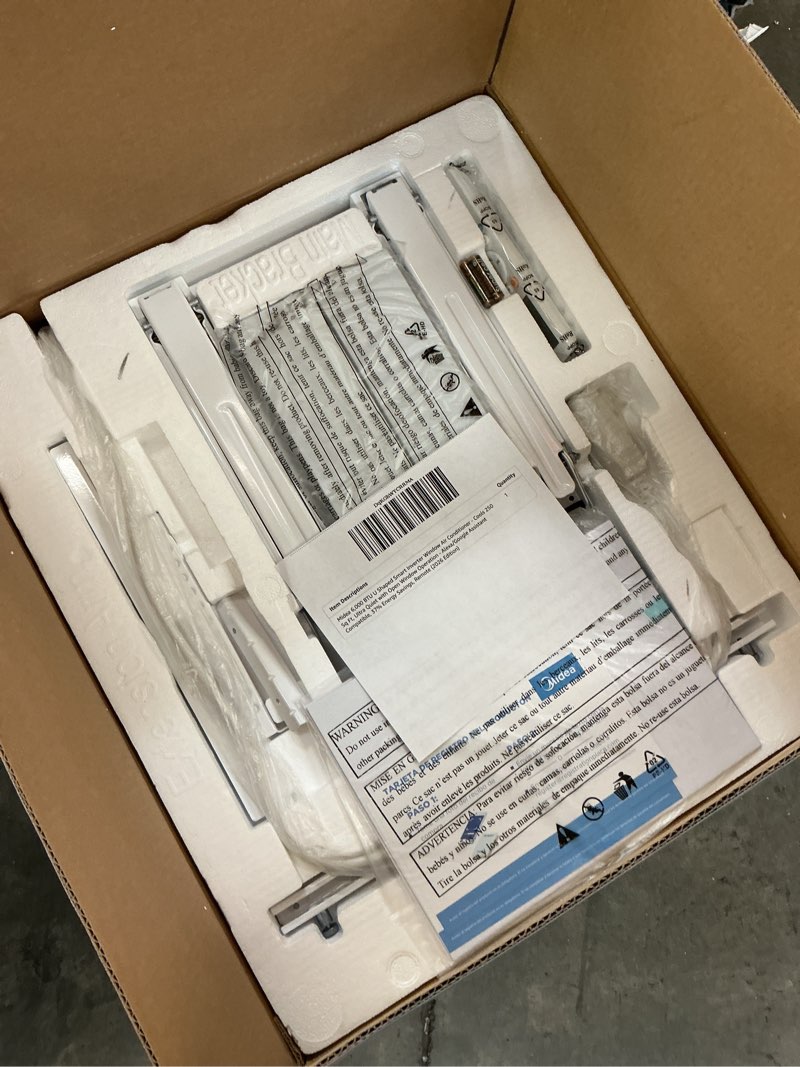 Condition photo showing Good Condition for midea 6,000 btu u shaped smart inverter window air conditioner - cools 250 sq ft, ultra quiet with open window operation - alexa/google assistant compatible, 37% energy savings, remote (2026 edition) 6,000 btu (2026 edition)