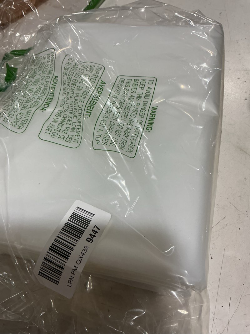 Condition photo showing New/Like New for greenhouse plastic sheeting 8' x 25' 6 mil, clear uv resistant heavy duty polyethylene film, thick greenhouse cover for garden, farm, agriculture 8x25 ft