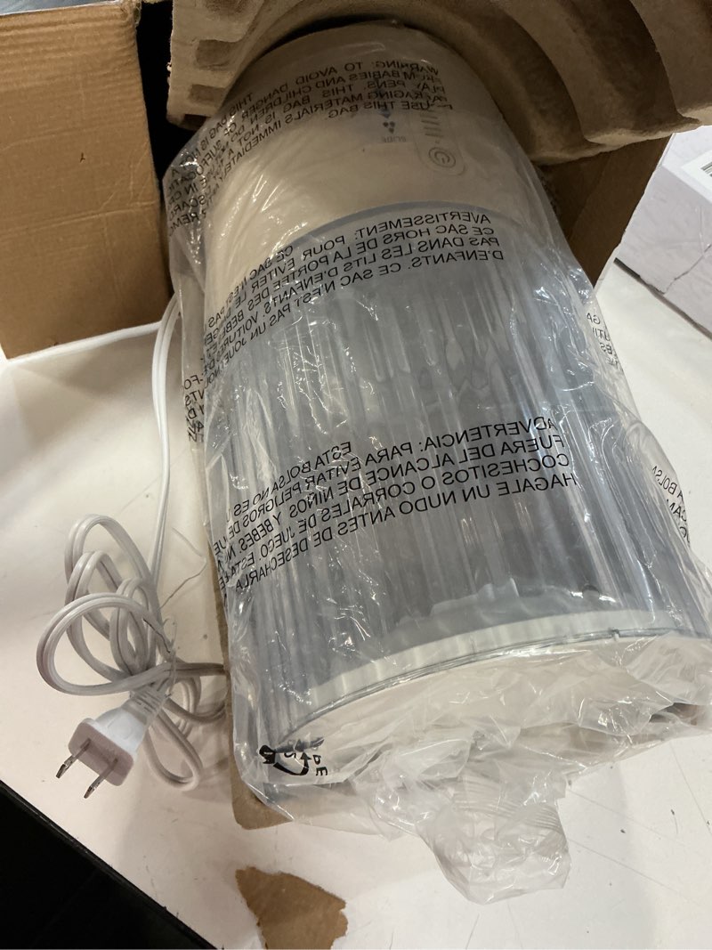 Condition photo showing Good Condition for mainstays round ultrasonic cool mist top fill humidifier with aroma, blue