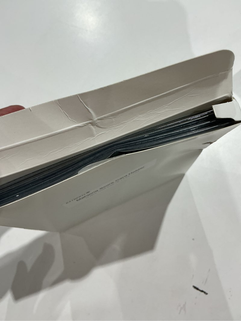Condition photo showing Good Condition for 2026 mahjongcard holder, fit nmjl large printsize (6 1/8" x4 3/4") | protective sleeve,precisely sized to fits nmjl large size card . crystal-clear. folds naturally. durable large size 4pack