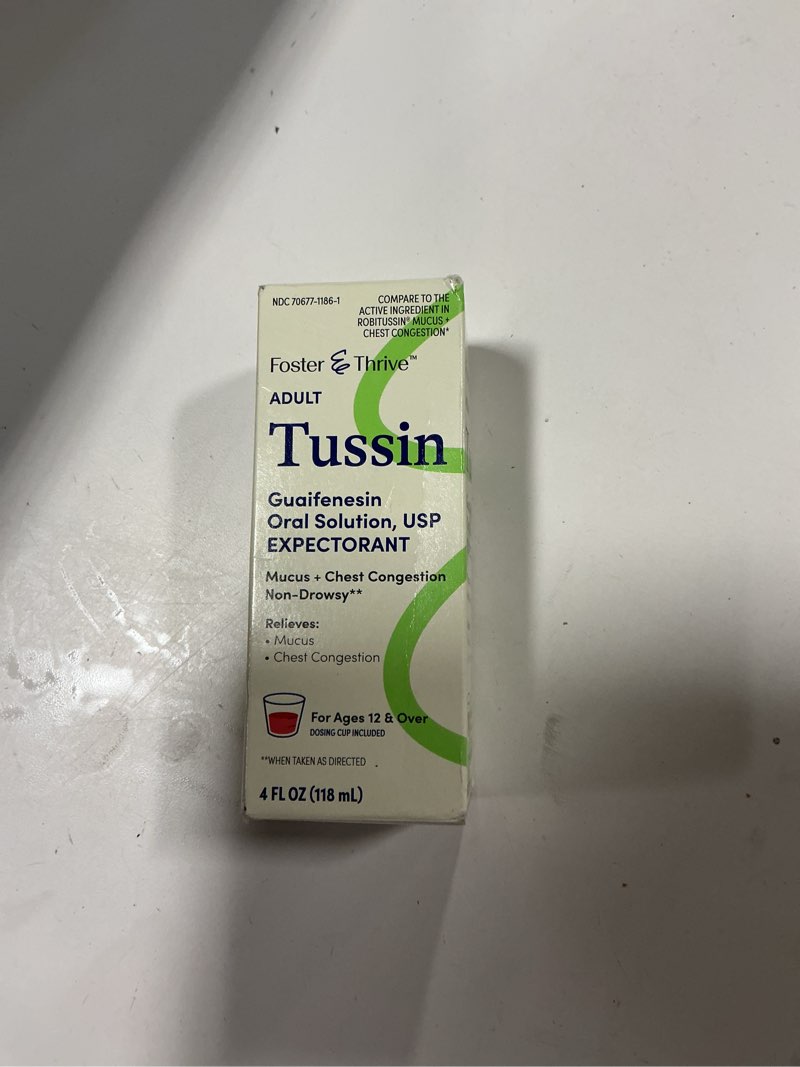 Condition photo showing New/Like New for Expires 10/26 Adult tussin