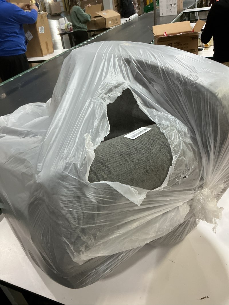 Condition photo showing Good Condition for ParkaLounger Children's Sofa 2-in-1 Convertible Chair & Sleeper - Durable Foam Keeps Its Shape - Lightweight, Portable with Handle - Soft, Sturdy & Cozy Seat for Lounging & Play, Gray, Medium