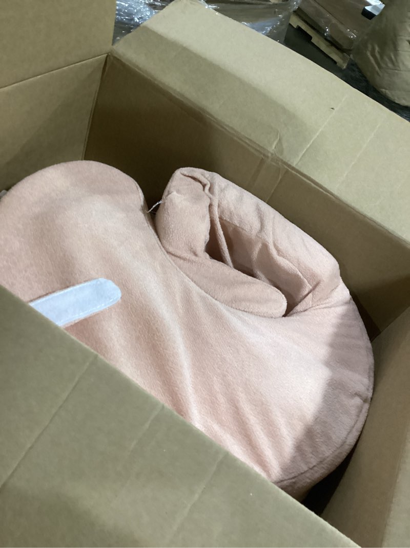 Condition photo showing Good Condition for My Brest Friend Nursing Pillow - Deluxe - Enhanced Comfort w/ Slipcover - Ergonomic Breastfeeding Pillow For Ultimate Support For Mom & Baby - Adjustable Pillow W/ Handy Side Pocket, Soft Rose