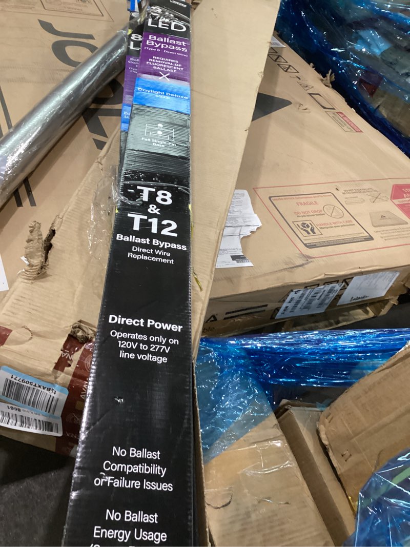 Condition photo showing As Is for T8 Daylight 93.8 In. Fa8 Linear Led Linear 59 Watt Equivalence 2 Pk