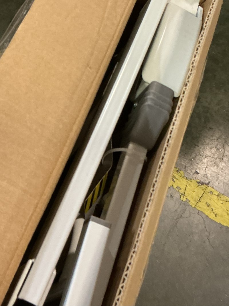 Condition photo showing Good Condition for regalo safety 29-38.5" baby gate for doorways & bottom of stairs, pressure mounted baby gate with door for babies, toddlers & pets, tested & safe for 30 years, american designed, american owned, white white 29-38.5"w x 30"h