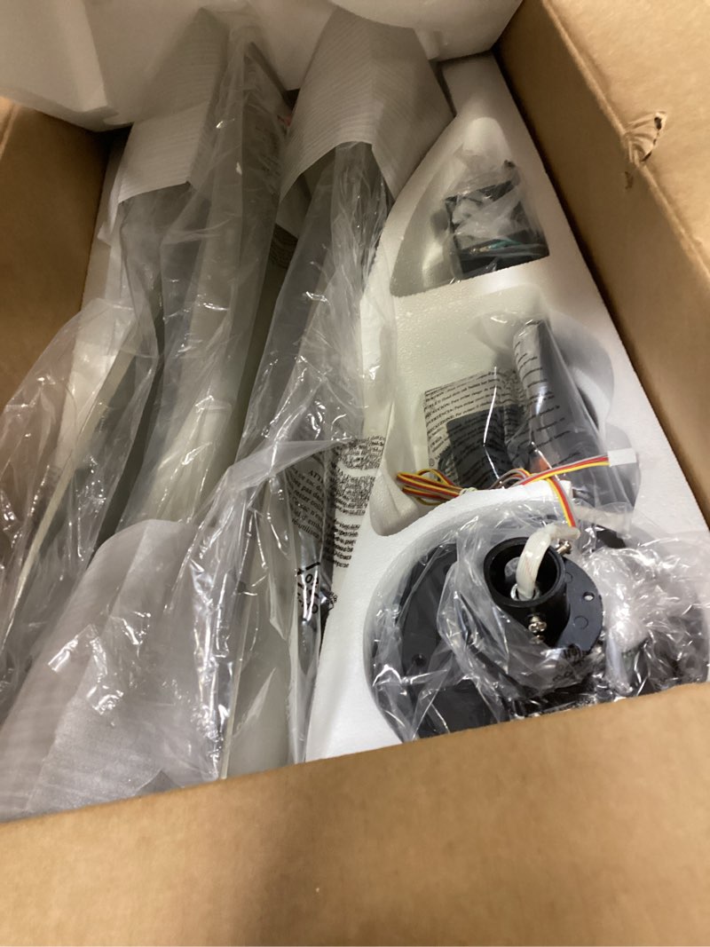 Condition photo showing Good Condition for VONLUCE Ceiling Fan with Light and Remote Control, 52 Inch Modern Fan with 3 Blades Noiseless DC Motor for Bedroom, Living Room, Kitchen, Study, Walnut Walnut with Light