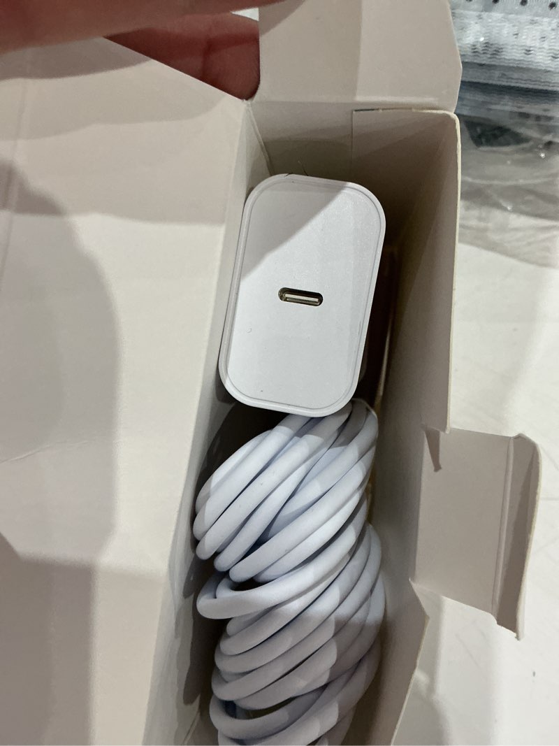 Condition photo showing Good Condition for iphone 17 16 15 charger fast charging, 10 ft long usb c charger cord with 20w type c fast phone charging block for iphone 17/17 pro/17 pro max/air, for iphone 16 15 pro max plus, ipad, android white 10ft