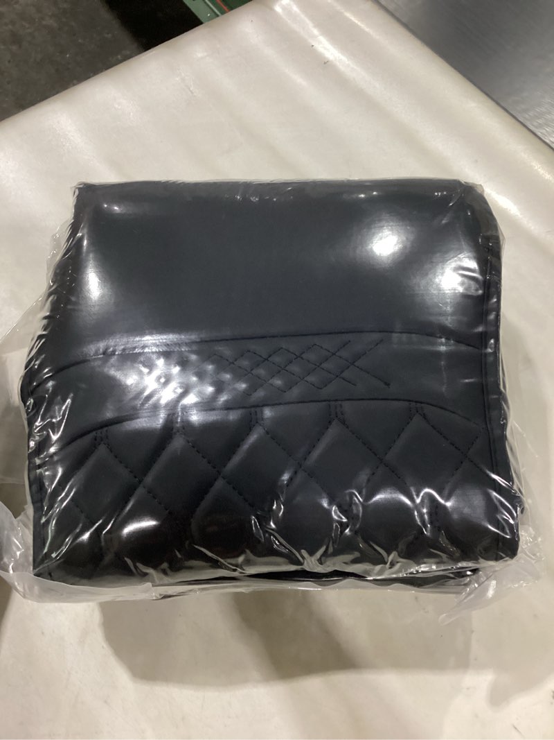 Condition photo showing New/Like New for Front Car Seat Covers for Toyota,Leather Waterproof Seat Protector Custom Fit Toyota Tacoma Rav4 Corolla Camry Tundra Venza Corolla Cross,2 Pack,Black black front seat cover