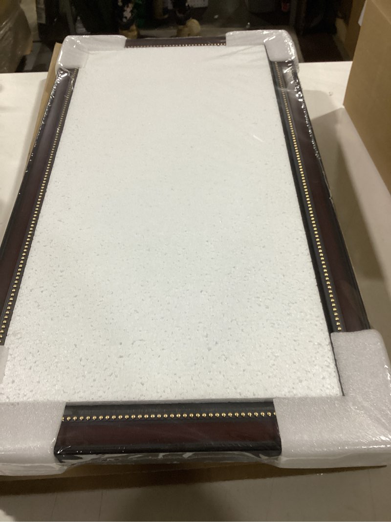 Condition photo showing Good Condition for upsimples 11x22 Diploma Frame with Tassel Holder for 8.5x11 Certificate and 5x7 Photo with Black over Gold Mat, High Definition Glass, Mahogany with Gold Beads, 1 Pack Mahogany 11x22