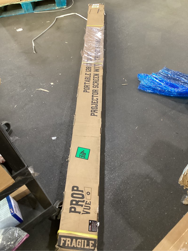 PropVue Projector Screen with Stand 120 inch - Indoor and Outdoor Projection Screen for Movie or Office Presentation - 4:3 HD Premium Wrinkle-Free Tripod Screen