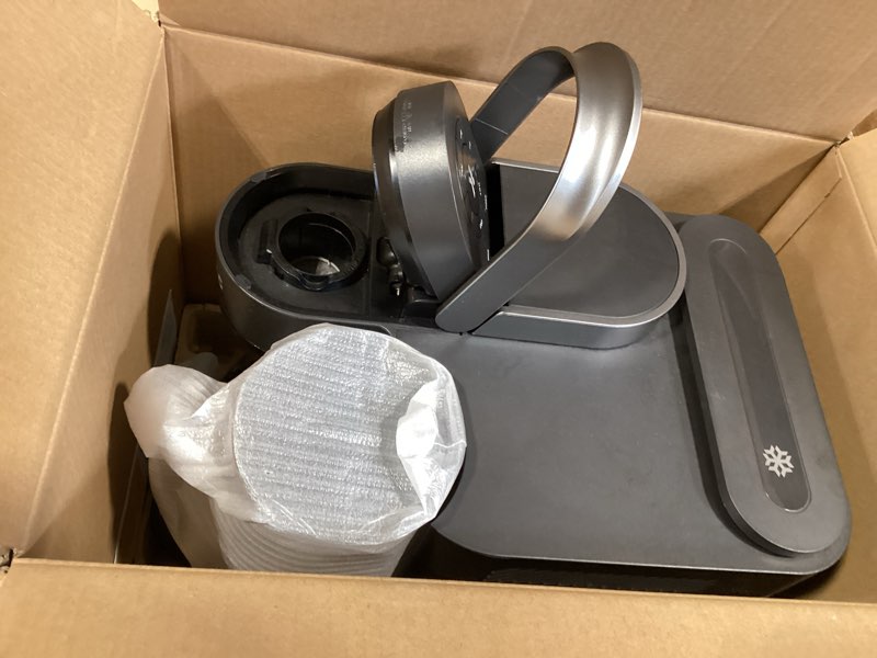 Condition photo showing As Is for keurig k-brew+chill iced or hot single-serve k-cup coffee maker with multistream and quickchill technology, 70oz. removable reservoir