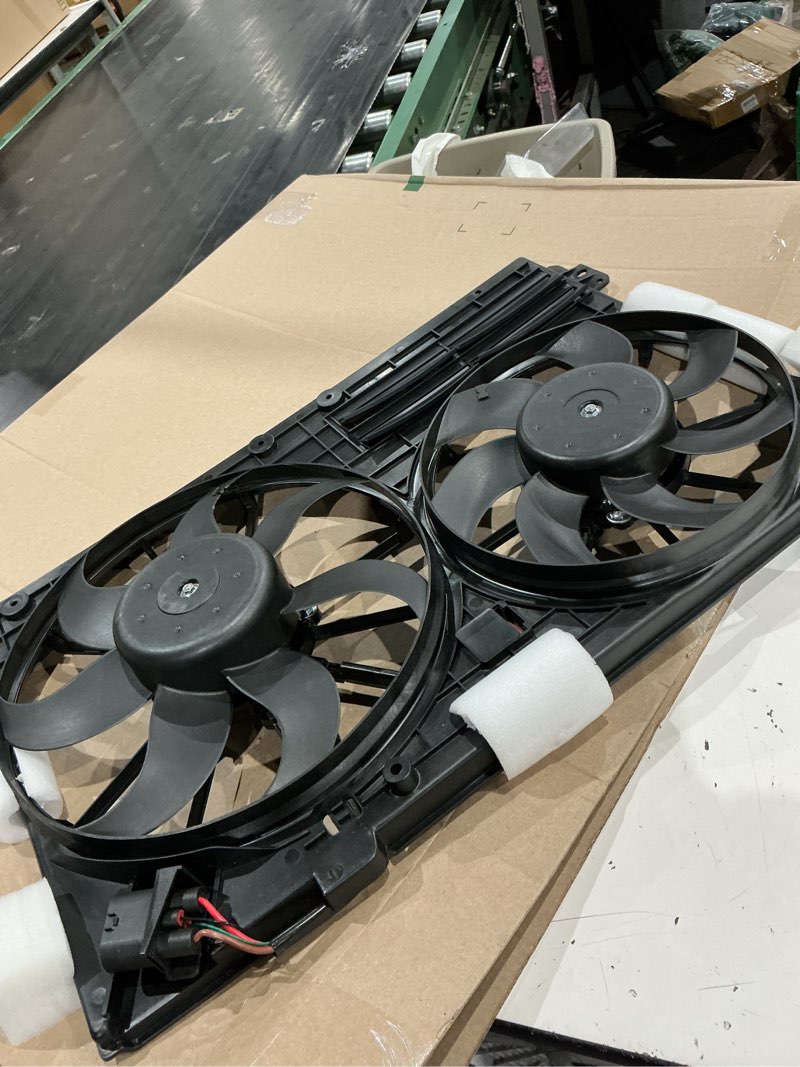Condition photo showing As Is for radiator fan assembly for 2011-2016 volkswagen jetta 2.0l 4 cyl 2012 2013 usa