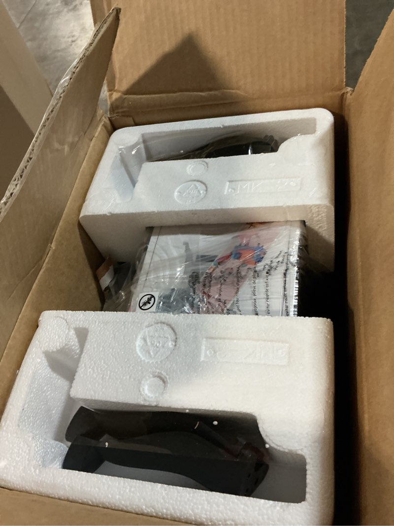 Condition photo showing New/Like New for HOMCOM 22" Electric Fireplace Heater, Freestanding Fire Place Stove with Realistic LED Flames and Logs, and Overheating Protection, 725W/1450W, Black 16.25" W x 11" D x 21.5" H Black