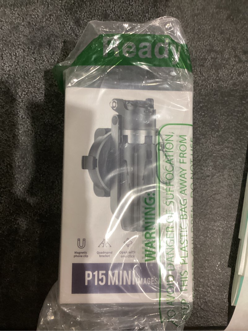 Condition photo showing Good Condition for MQOUNY for Magsafe Tripod Stand for iPhone,Portable Pocket Size Selfie Stick with Rechargeable Remote and Metal Ring,Extendable Detachable Cell Phone Tripod Compatible with iPhone/Android (White)