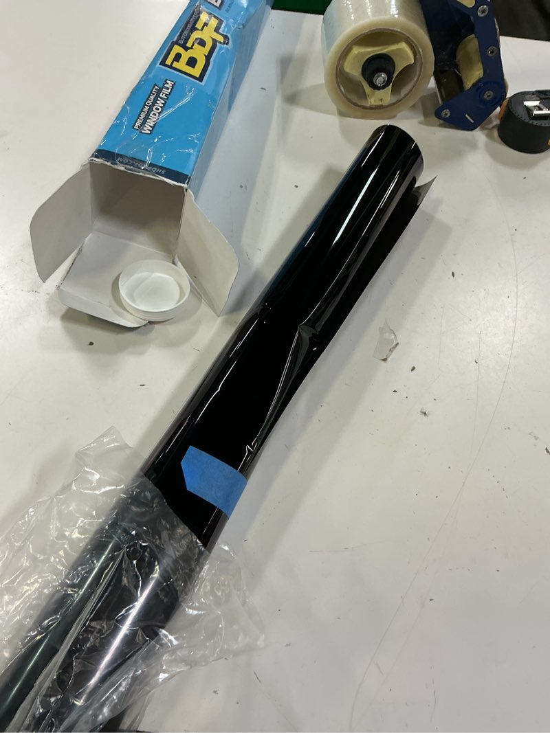 Condition photo showing Good Condition for bdf na05 window film daytime privacy and sun control natural black 5 (very dark) - 24in x 14ft