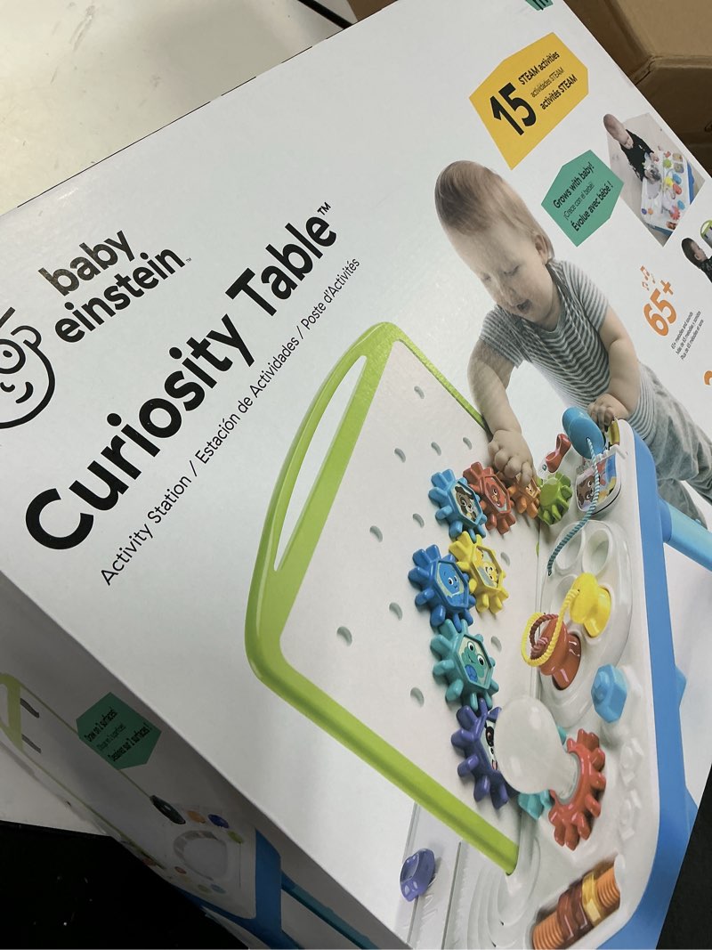 Condition photo showing Good Condition for Baby Einstein Curiosity Table Activity Table Toddler Toy & Play Table, with Lights and Melodies, Montessori & STEAM Inspired, Ages 1, 2, 3, 4+