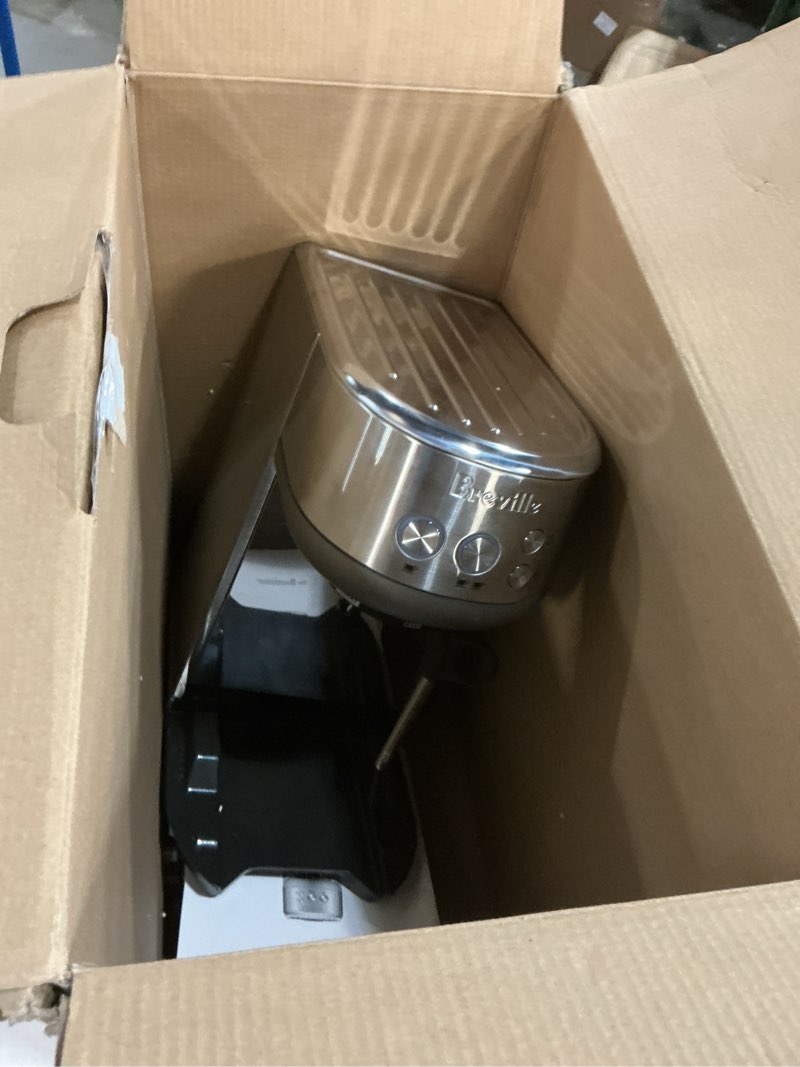Condition photo showing As Is for Breville Bambino Espresso Machine BES450BSS, Brushed Stainless Steel