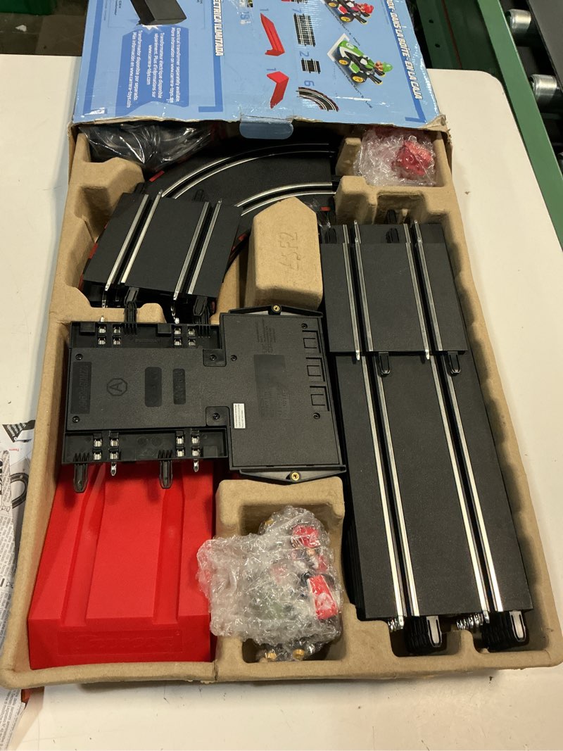 Condition photo showing Good Condition for carrera go battery operated 1:43 scale slot car racing toy track set with jump ramp for kids ages 5 years and up, mario kart