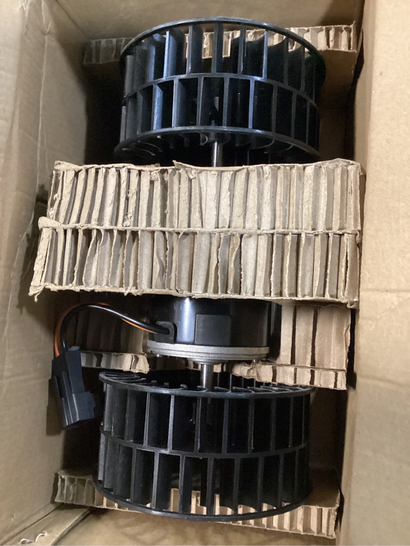 Condition photo showing Good Condition for hvac heater blower motor w/fan cage 3946686 for volvo truck vn vnl vhd vnm vt