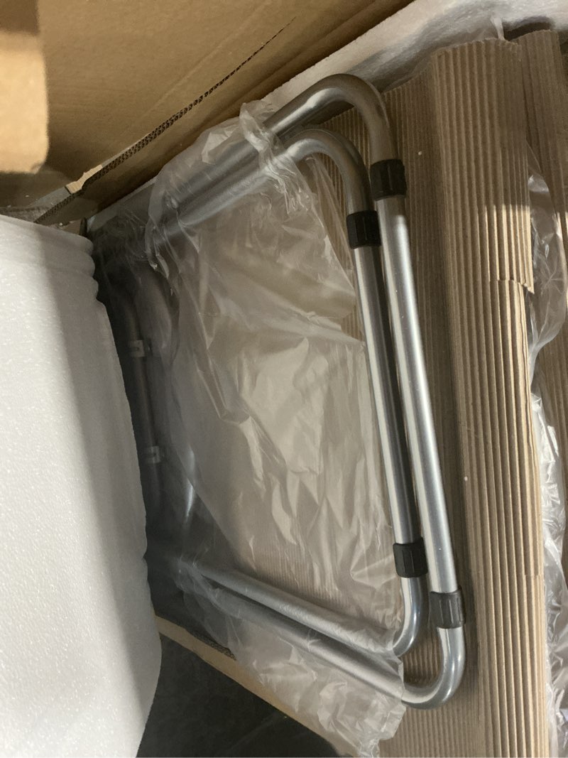 Condition photo showing Good Condition for TV Trays Table Set of 4 Round Portable Folding TV Tray Table TV Dinner Tray with Sturdy MDF, No Assembly Required, 17.5 x 17.5 x 26 in (White Marble, 4Pcs) 4pcs White Marble