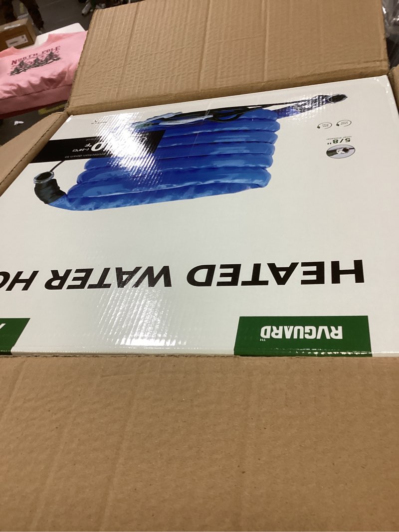 Condition photo showing New/Like New for RVGUARD Heated Water Hose 75FT for RV, -20 ? Freeze Protection Heated Water Hose with Energy-Saving Thermostat, Lead and BPA Free for RV/Home/Garden 75 ft A