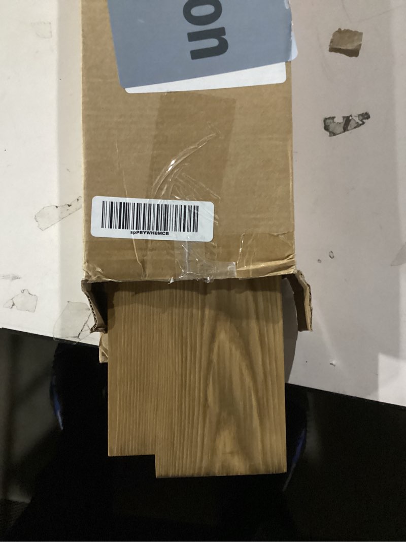 Condition photo showing As Is for AMBIRD Coat Rack Wall Mount with Shelf, 29" Coat Hooks Wall Mounted with 9 Metal Hooks for Entryway, Bathroom, Bedroom, Living Room, Kitchen, 2 Tier Wall Hooks for Clothes, Hat, Towel, Key, Purse 9 Hooks